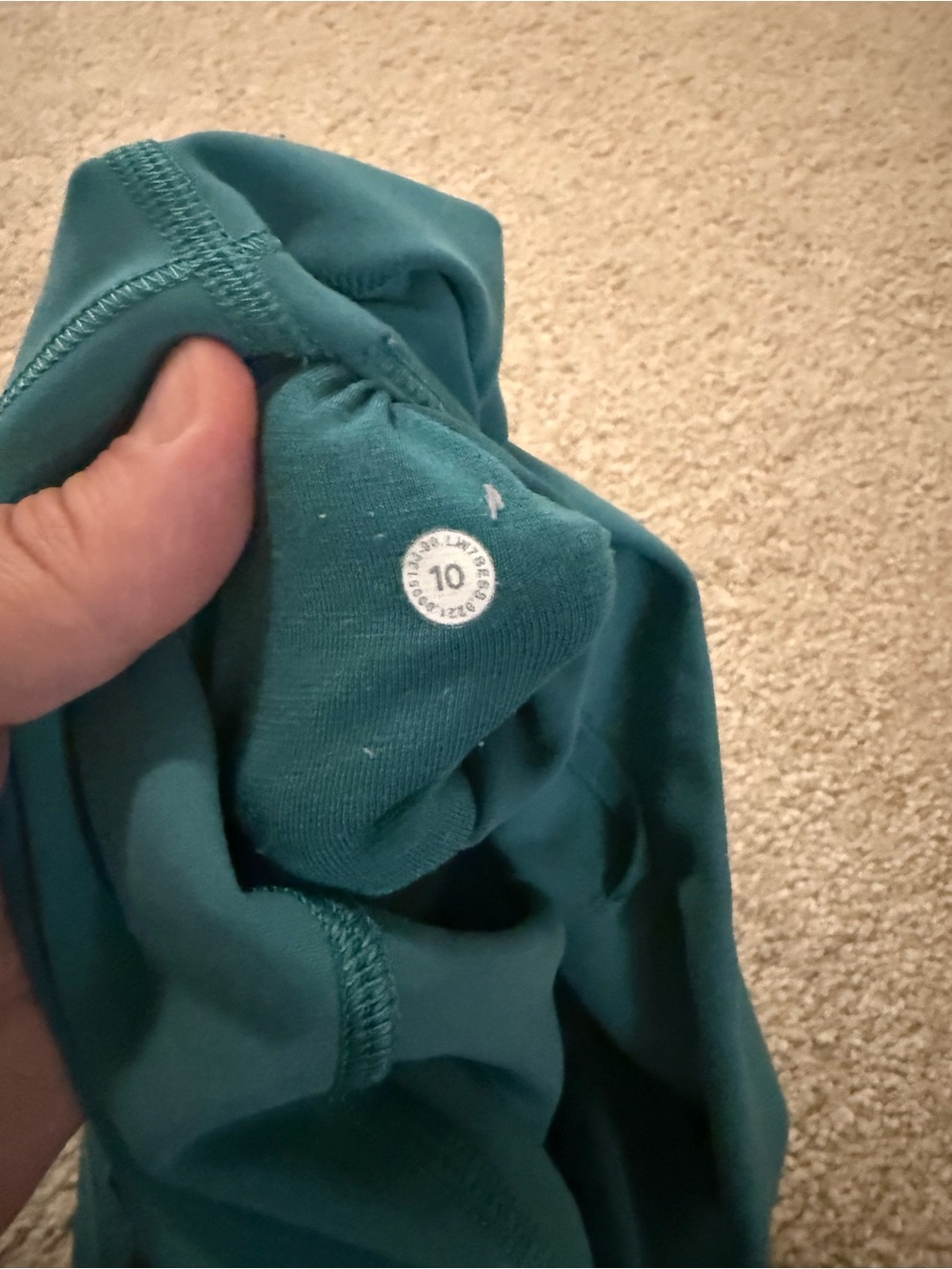 lululemon athletica High-Rise Bike Shorts — Teal Green - Picture 3 of 3